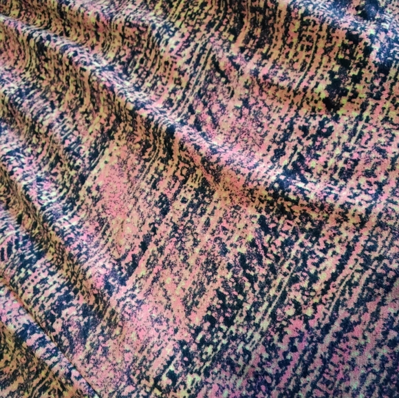 Lularoe Women’s size Large stretch paperbag pink & blue shorts 35W 5.5L NEW no t - Picture 3 of 5